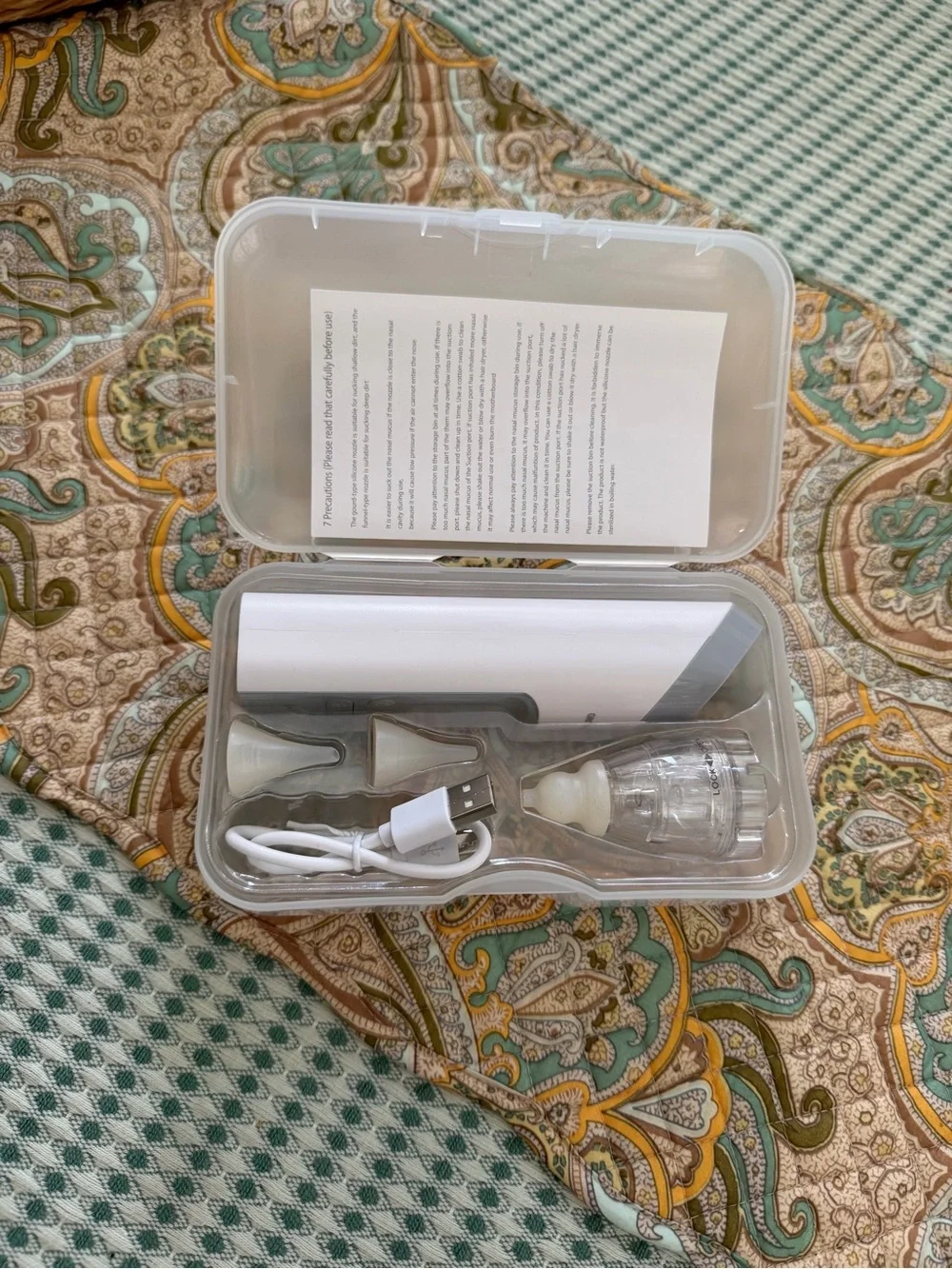 New GROWNSY Baby Nasal Aspirator electronic Nose Sucker Powerful Suction